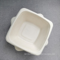 100% Compostable Sugarcane Fiber 24oz Square Bowls